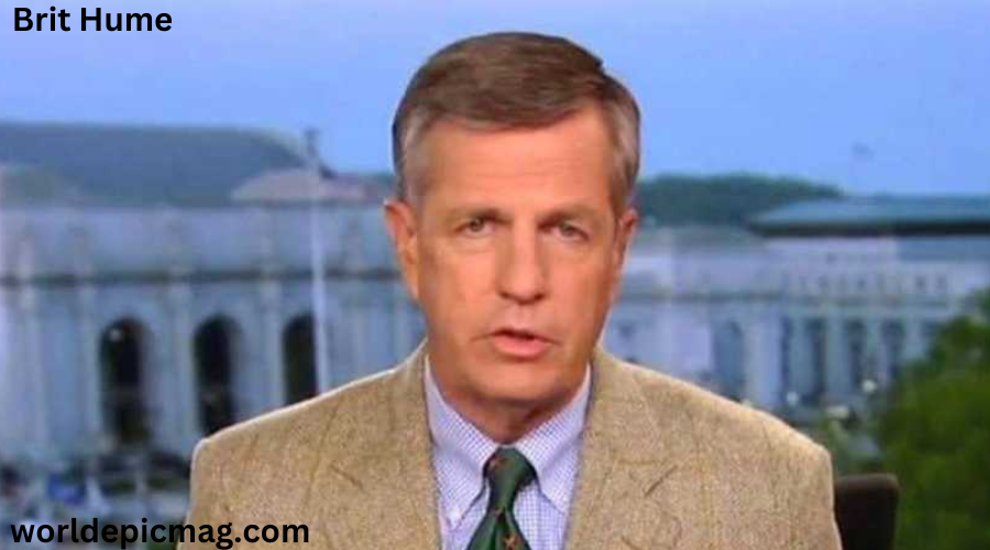 Brit Hume, veteran American journalist and political commentator, known for his work on Fox News.